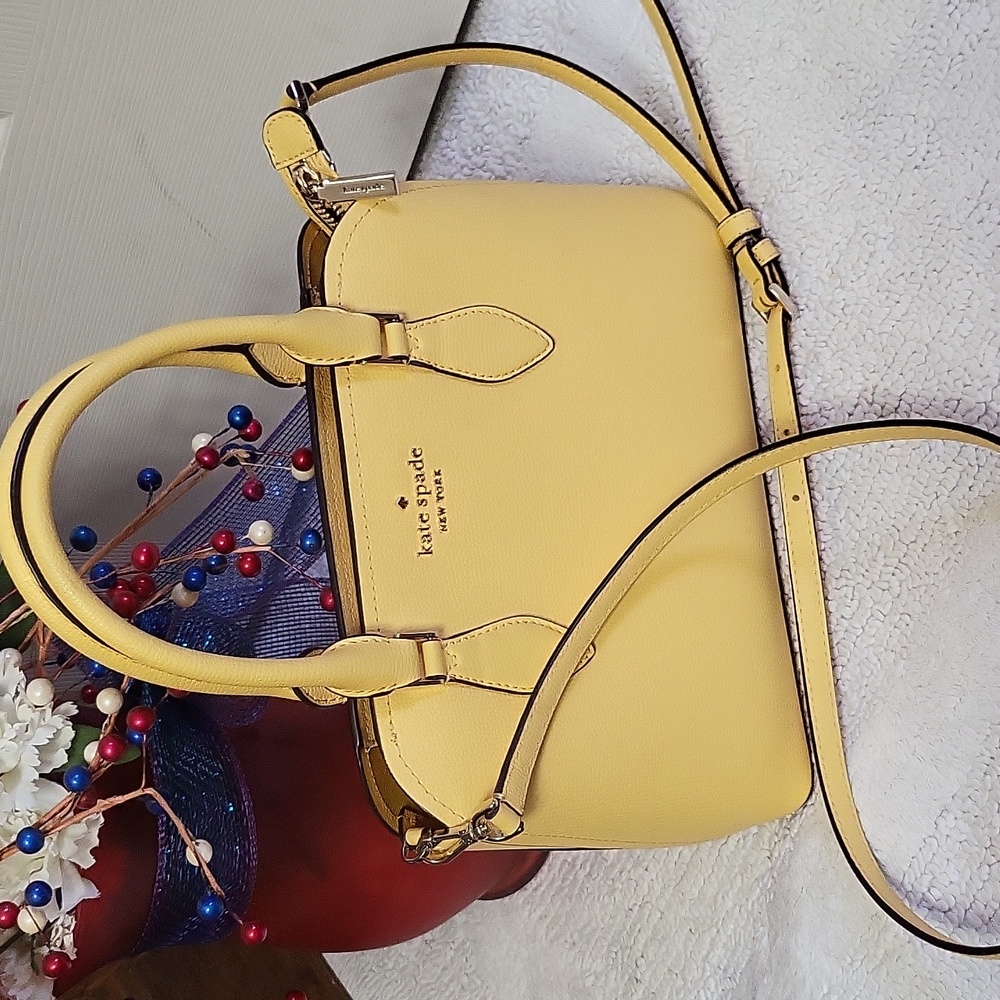 kate spade Yellow Mini Dome Satchel